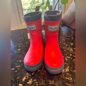 Hatley Kids Red Rain Boots, size 7